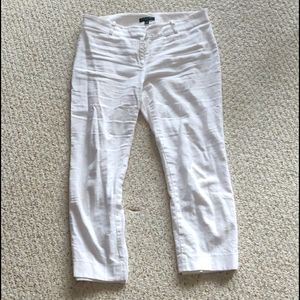 2/50$ Ann taylor white capris